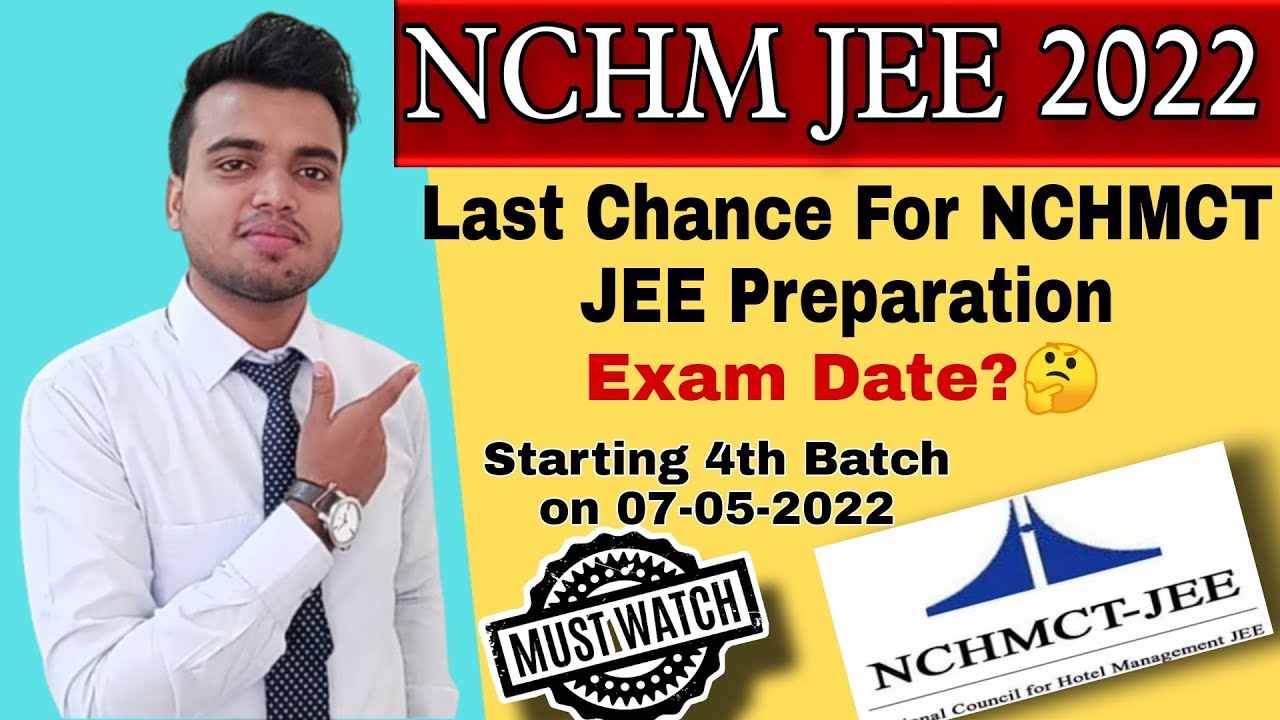 How to prepare for NCHMCT JEE 2022 Exam / Best strategy to crack Nchm jee 2022 examination / IHM