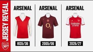 ALL Arsenal FC Kits 1886 TO 2026/27 Season: Every Jersey Revealed 🔴⚪