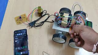 Smart digital compass driven Robot controlling with Android mobile phone