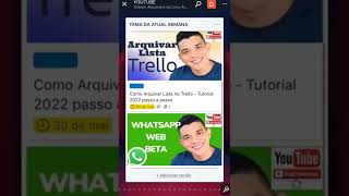 Uso do Trello Como Aplicativo no Celular. #shorts #trello #aplicativo #celular #shortsyoutube screenshot 4