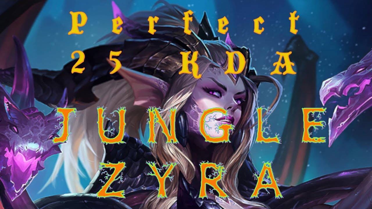 PERFECT Game with DEADLY ZYRA JUNGLE 14/0/11 KDA silencing my team! With guide and tips!