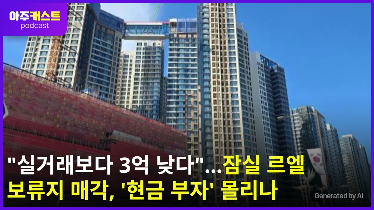 실거래보다 3억 낮다…잠실 르엘 보류지 매각, 현금 부자 몰리나