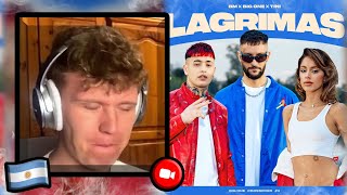 ZIGUNOV REACTS TO Lágrimas | CROSSOVER #4 - TINI, BM, Big One | Argentinian Music Reaction