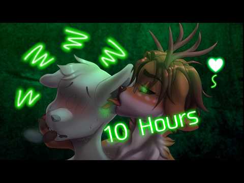 [Furry ASMR] 10 Hours Of Melting Your Brain With Kisses (INTENSE KISSING) | No Talking