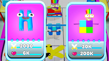 Merge Number Cube Monster Run Vs Merge Number Run ⭐ Number Lore ⭐ Alphabet Game ⭐ Abcdef..stuvwxyz