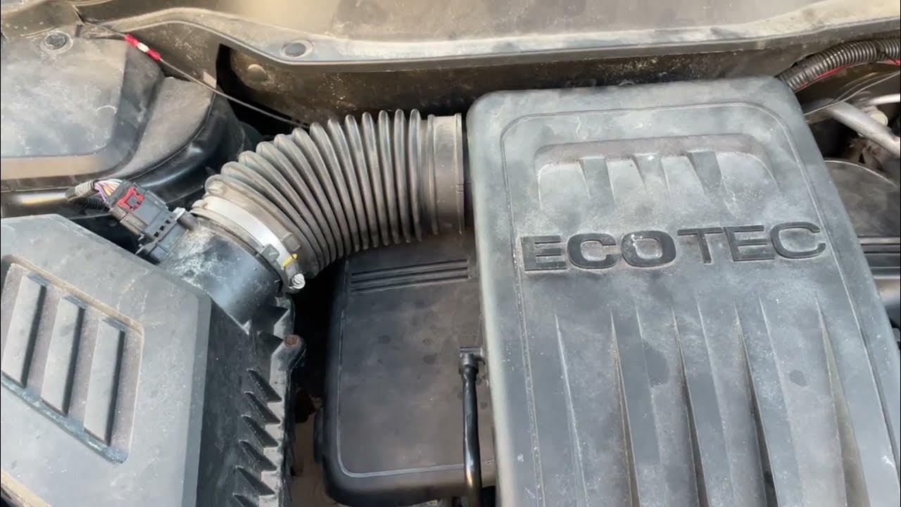 Chevy equinox gmc terrain 2 4l pcv cleaning youtube
