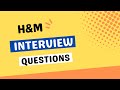 Hm interview questions with answer examples
