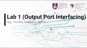 Lab 1: Output Port Interfacing