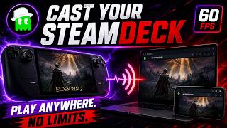 DeckCast - Cast Your Steam Deck Screen to Any Browser at 60fps |       Installation Tutorial