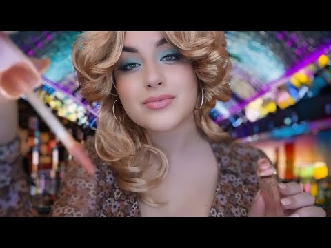 ASMR Deutsch 70s Girl schminkt dich in der Rollschuh Disco 💃🏻🪩 Make Up Roleplay, Doing your Makeup