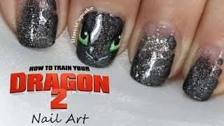 How To Train Your Dragon Nail Art