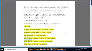 Fix Windows Update or Activation error code 0xc004f075