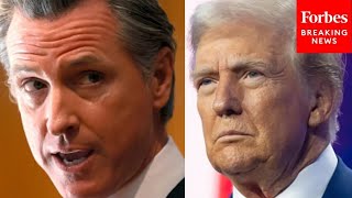 WATCH LIVE: California Gov. Gavin Newsom Details New Lawsuit Against President Trump To End Tariffs