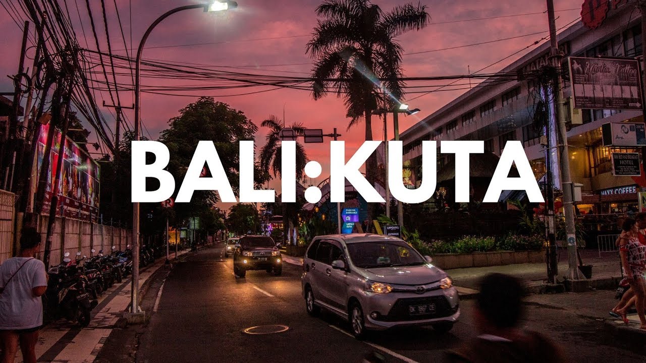 Walk with me Bali ep 4 : kuta walking street , Art market shopping , Beach and Nightlife
