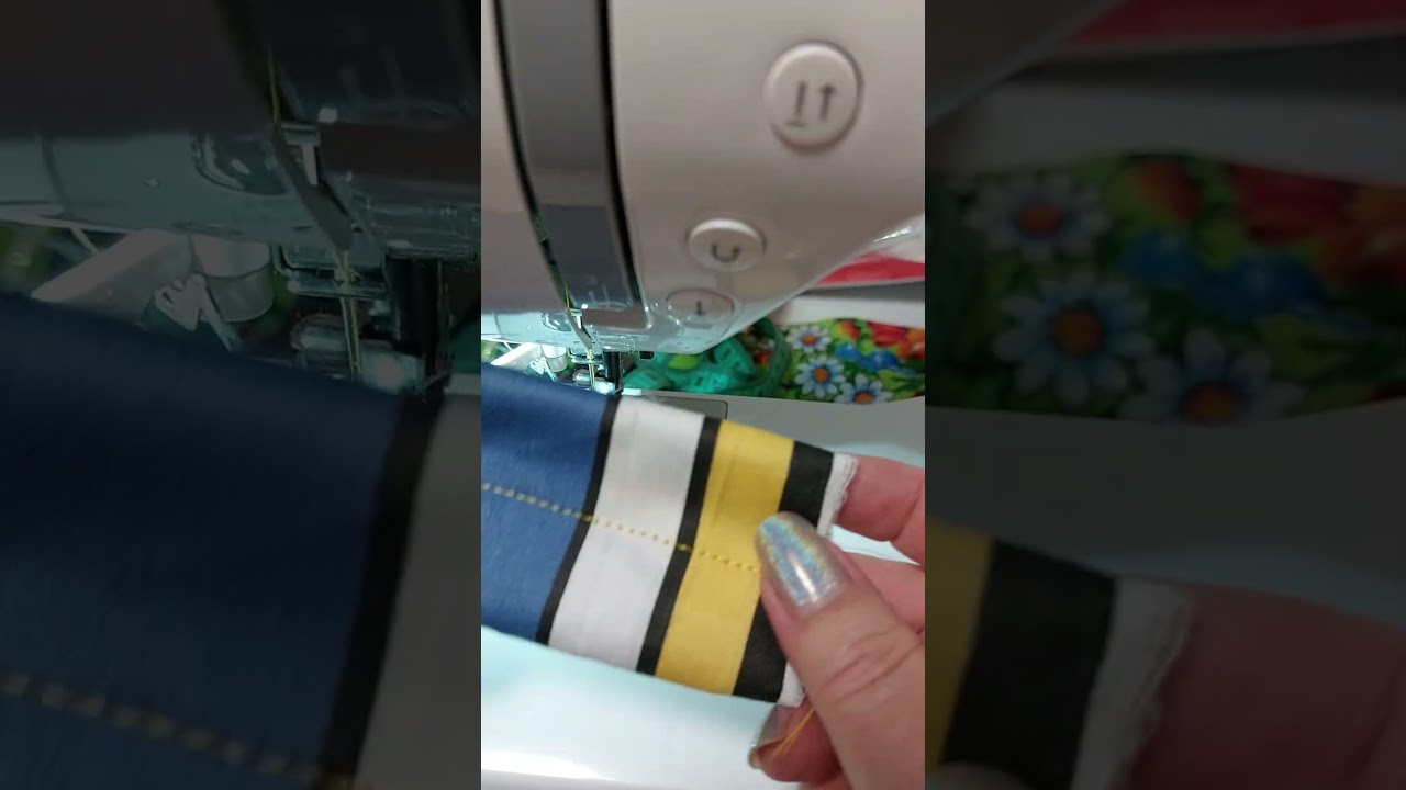 швейная машинка Comfort 1000 Х/Б ткань восемь слоёв