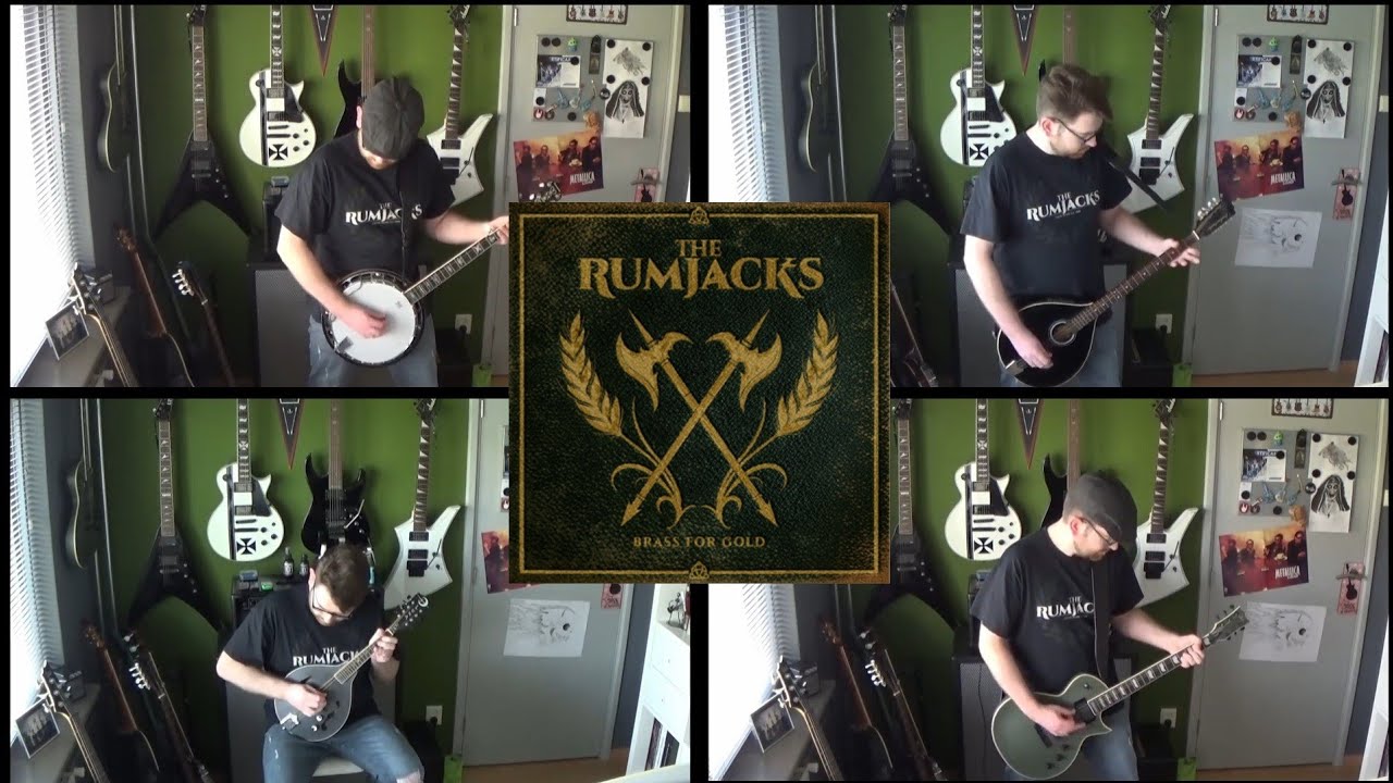 The Rumjacks Bounding Main (guitar, banjo, bouzouki & mandolin cover