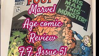 Booktube: marvel comics fantastic four issue 51 review