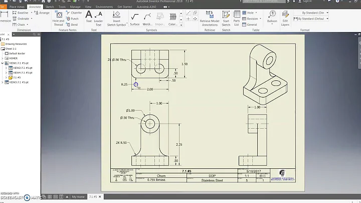 7.1 More Dimensioning Part 5, Video 2