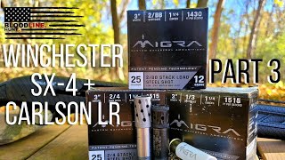 Pattern Testing Migras PT. 3 | Winchester SX4 with Carlson Cremator