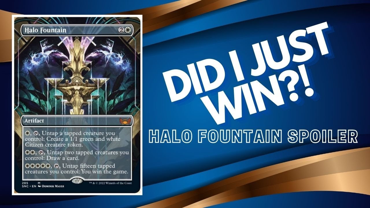 White Card Draw Win?! :: Halo Fountain Spoiler :: New Capenna One More Game  MTG - YouTube