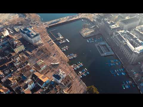 Aerial footage of