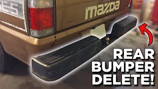 Rear Bumper Delete | Mazda B2000