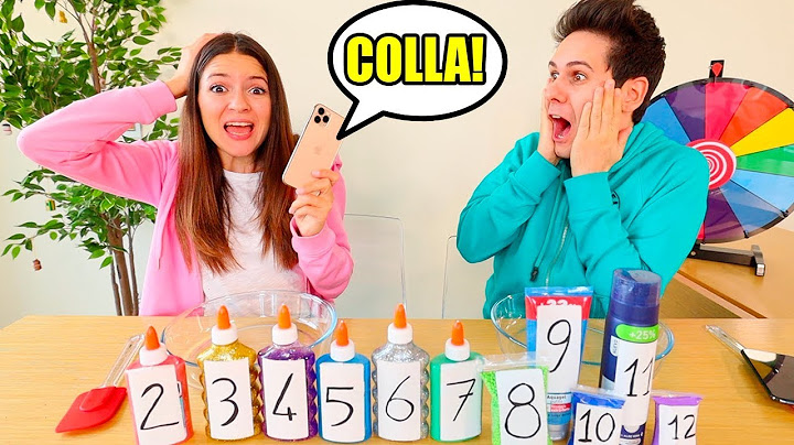 L'IPHONE DECIDE GLI INGREDIENTI DELLO SLIME CHALLENGE!