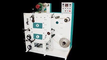 TWO COLOUR FLEXO ROTARY PRINTING MACHINE