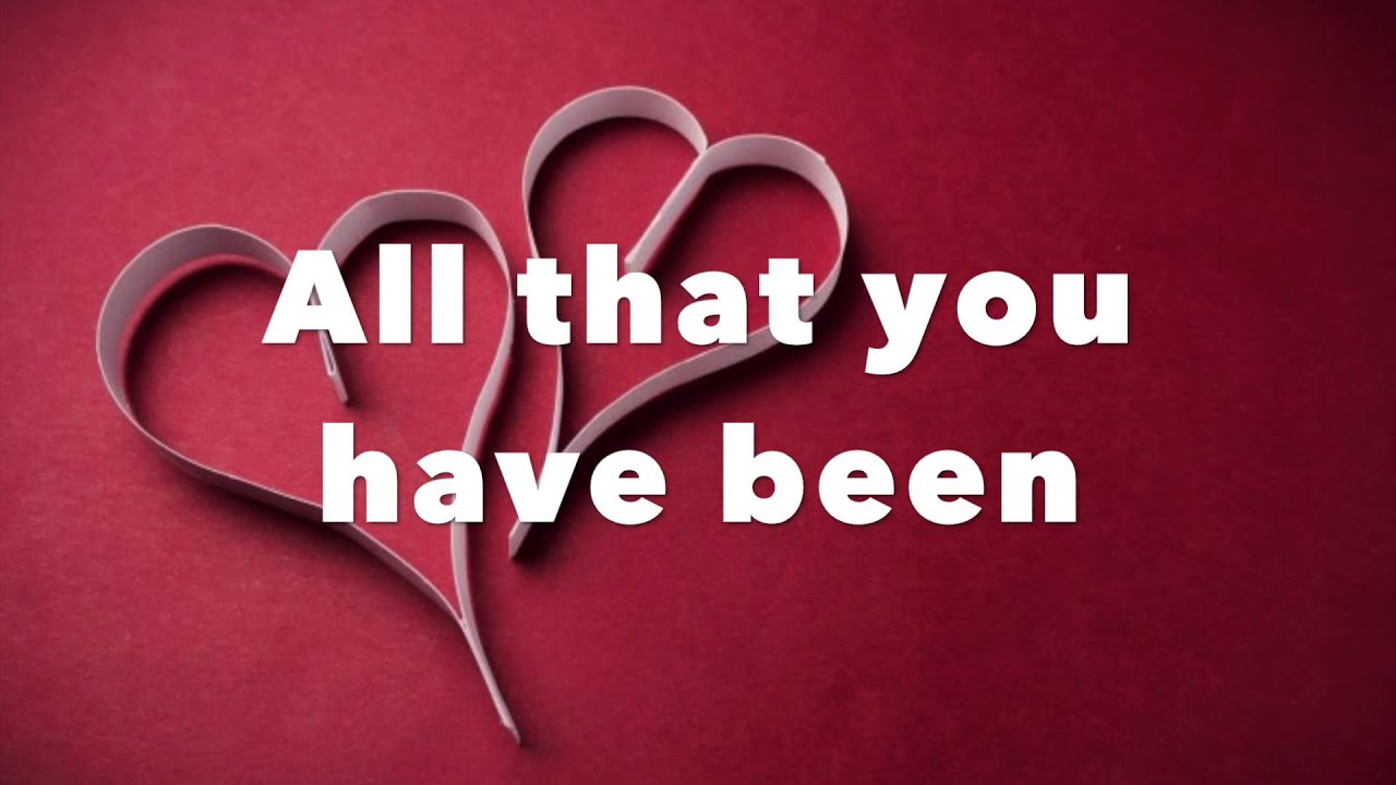 [Love Quotes] "I love you for all that you are..."