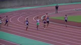 20161010静岡中部陸協記録会男子200m12組