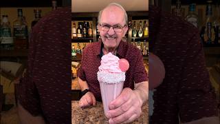 Raspberry Macaroon Milkshake, Happy Milkshake Monday!