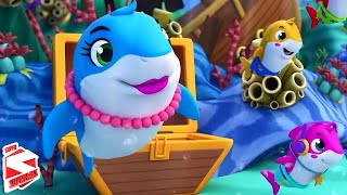 пет малки акули | рими за деца | детски песнички |  Kids Tv Bulgaria | Анимирани видеоклипове