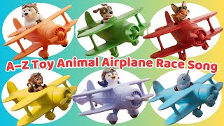 A–Z Toy Animal Airplane Race 🧸✈️ Alphabet Song for Kids | Fun Flying Animals! screenshot 4