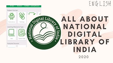 National digital library of india | How to use national digital library of india