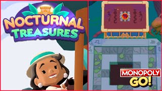 Nocturnal Treasures - Monopoly Go New Dig Mini Game - Level 8 - 16 - Part 2 #monopolygo