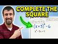 completing the square leading coefficient of 1