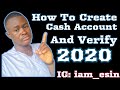 How to create CashApp account and verify