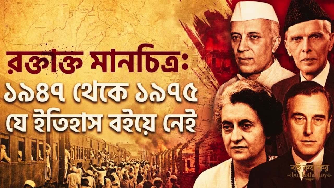 রক্তাক্ত মানচিত্র: ১৯৪৭ থেকে ১৯৭৫ | The Bloody History of Partition Explained | Boi Kotha Koy