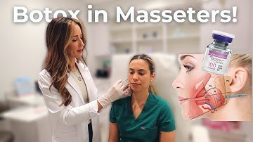 Injecting Botox in Masseter Muscles | Slim your face and relieve TMJ pain! Dr. Simona Bartos