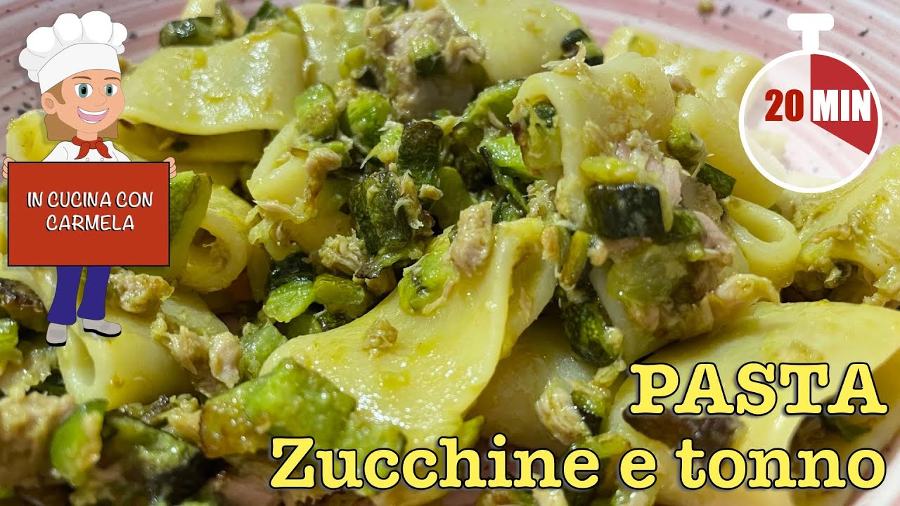 Ricetta PASTA zucchine e tonno | primo piatto semplice, veloce e ...