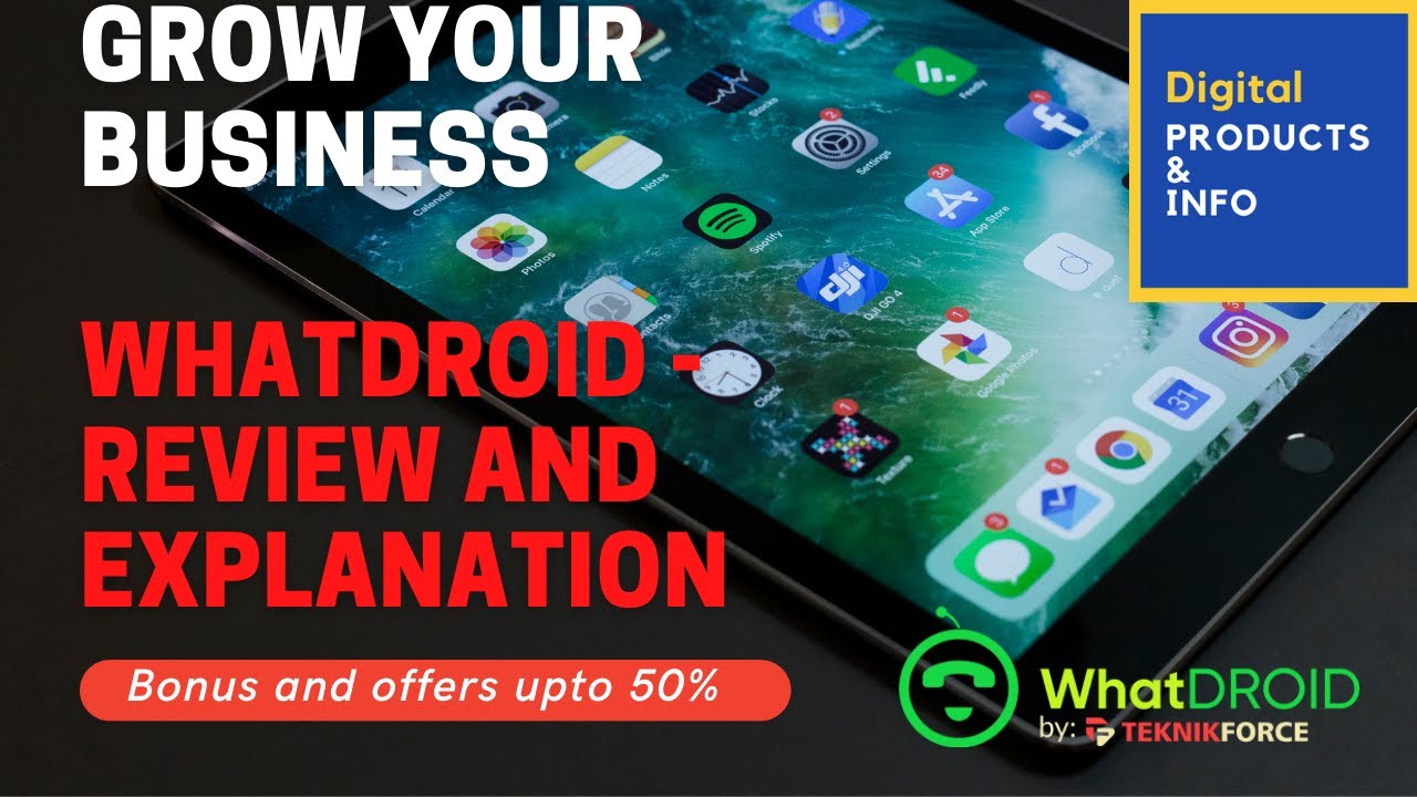 WhatDROID - Review and Explanation | Bonus & Offers up to 50% 