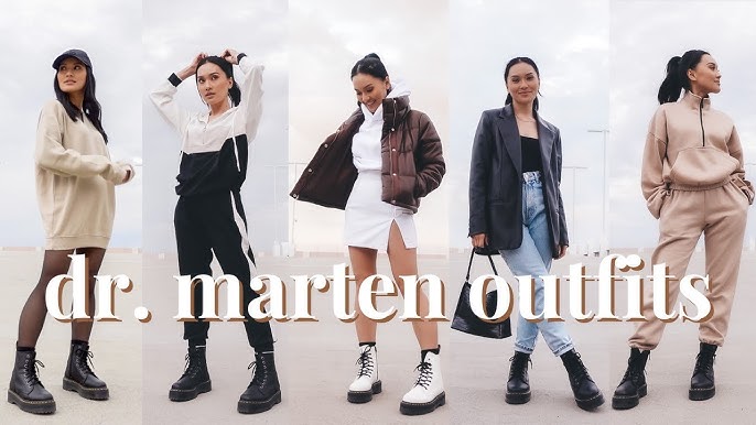 How to Style Dr. Martens | 12 Outfit Ideas with DOCS - YouTube