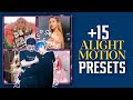 15 preset base alight motion  alightmotion presets