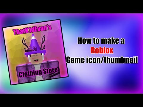 How To Make A Roblox Game Icon Thumbnail Using Adobe Photoshop Youtube - how to make a game icon on roblox