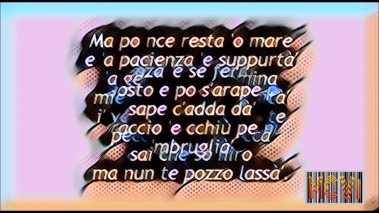 Testo A Me Me Piace O Blues