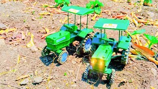 mini tractor super 2 mini tractor pipe khinchne ko jaane wali hai donon mini tractor