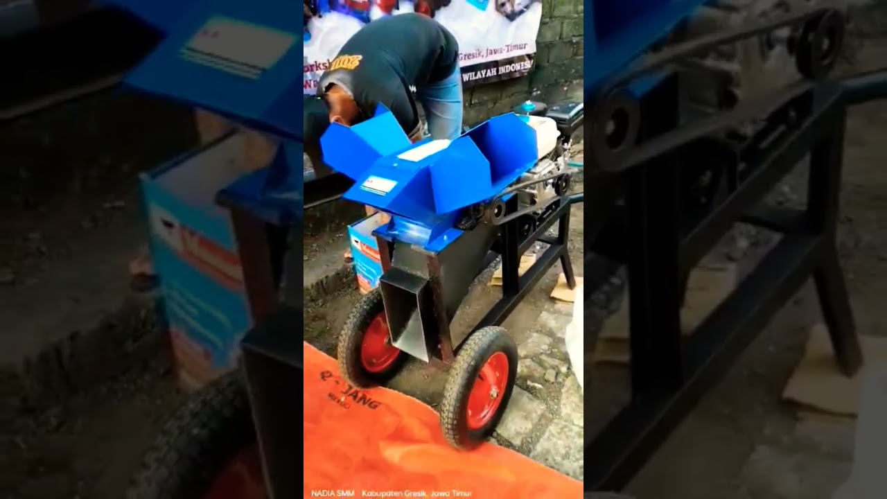 mesin cacah & giling double input