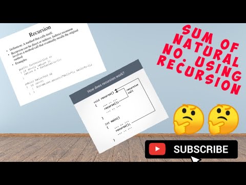 #naturalnumbers#recursion#ccoding SUM OF NATURAL NUMBERS USING RECURSION