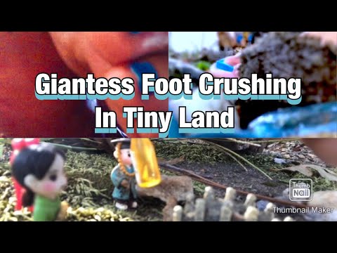 Giantess Foot Crushing Fantasies | Feet Crushing Tiny People