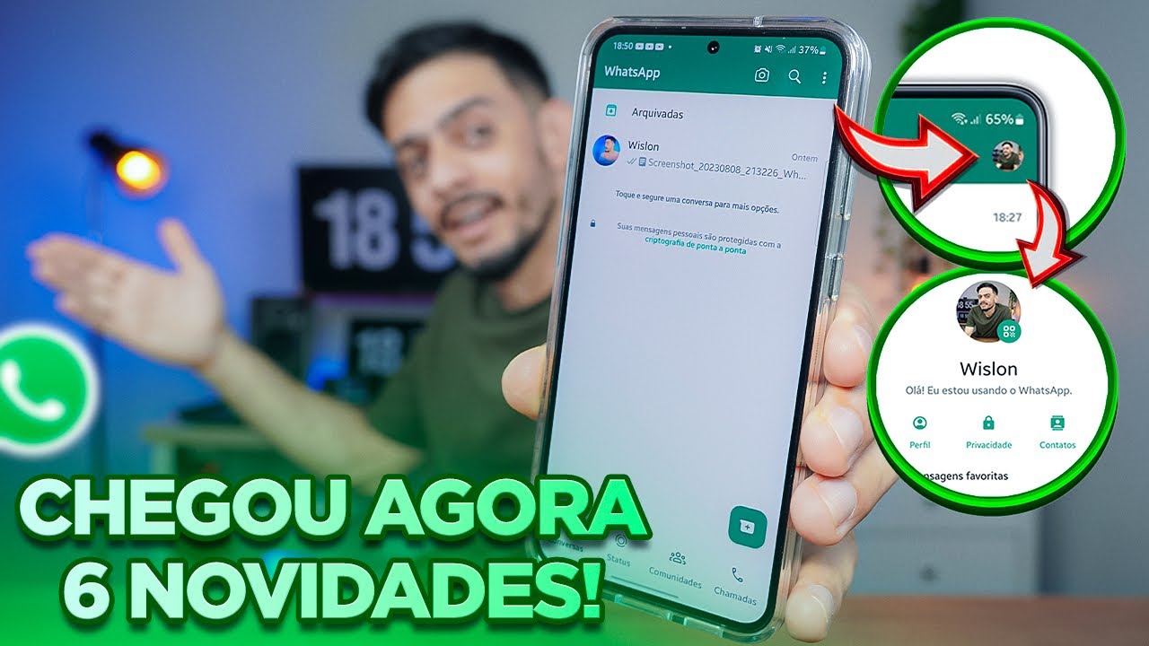 WhatsApp SURPREENDE usuários com 6 NOVIDADES!! - YouTube